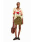 ფოტო #4 პროდუქტის Women's Oversize Floral Pullover