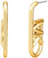 ფოტო #8 პროდუქტის Brass Vertical Empire Link Stud Earrings