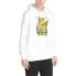 Фото #1 товара Puma Pl Graphic Pullover Hoodie Mens White Casual Outerwear 53378607