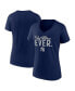 Фото #4 товара Women's Navy New York Yankees Mother's Day V-Neck T-shirt