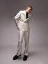 Фото #4 товара Topman relaxed double breasted suit jacket in white