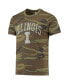 Фото #3 товара Men's Camo Illinois Fighting Illini Arch Logo Tri-Blend T-shirt
