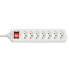 Фото #4 товара Удлинитель Lindy 73168 - 7 AC outlet(s) - Indoor - White - 2300 W - -4 - 40 °C