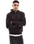 ASOS DESIGN heavyweight hooodie in chocolate brown