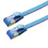 ROTRONIC-SECOMP FTP Patchkabel Kat6a/Kl.EA flach blau 1m - Cable - Network