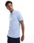 BOSS Orange passenger polo shirt in light blue