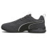 Фото #3 товара Puma Tazon Advance Leather Running Mens Grey Sneakers Athletic Shoes 37723201