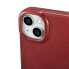 Фото #13 товара Skórzane etui iPhone 14 Plus z klapką magnetyczne MagSafe CE Oil Wax Premium Leather bordowy