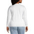 ფოტო #4 პროდუქტის Plus Size Relaxed Supima Cotton Long Sleeve Crew Neck T-Shirt