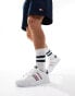 Фото #4 товара Tommy Hilfiger supercup leather trainers in white