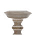 Candle Holder White Natural Iron Mango wood 14 x 14 x 45,72 cm