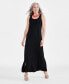 Фото #1 товара Women's Sleeveless Knit Maxi Dress, Created for Macy's