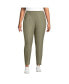 Фото #1 товара Plus Size Active High Rise Soft Performance Refined Tapered Ankle Pants
