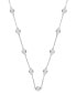 Фото #1 товара Badgley Mischka lab Grown Diamond Statement Necklace (6 ct. t.w.) in 14k White Gold, 18" + 4" extender