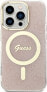 Guess Guess GUHMP15LH4STP iPhone 15 Pro 6.1" rózowy/pink hardcase IML 4G MagSafe