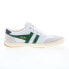 Фото #1 товара Gola Badminton Mesh CMB321 Mens White Canvas Lace Up Lifestyle Sneakers Shoes