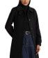 Фото #5 товара Women's Wool Blend Maxi Belted Wrap Coat