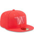Фото #4 товара Men's Red Washington Commanders Color Pack Brights 59FIFTY Fitted Hat