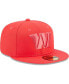 Men's Red Washington Commanders Color Pack Brights 59FIFTY Fitted Hat