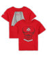 ფოტო #1 პროდუქტის Toddler Boys and Girls Scarlet Ohio State Buckeyes Super Hero T-shirt