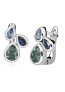 Playful silver earrings with zircons SVLE0120SH8MZ00