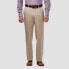 Фото #1 товара Haggar Men's Premium No Iron Classic Fit Flat Front Casual Pants - Khaki 34x34