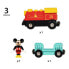 Фото #3 товара игровой набор Brio Disney Mickey Mouse Аккумуляторный поезд с вагоном и фигуркой Mickey