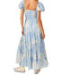 Фото #2 товара Women's Floral Sundrenched Maxi Dress