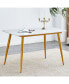 Фото #7 товара Ultra Modern Dining Table with Non-Slip Pads for Stability