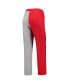 ფოტო #3 პროდუქტის Women's Scarlet, Gray Ohio State Buckeyes Colorblock Cozy Tri-Blend Lounge Pants