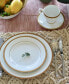 Charlotta Gold Set of 4 Salad Plates, Service For 4