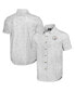 Фото #1 товара Men's NFL x Darius Rucker Collection by White Pittsburgh Steelers Woven Short Sleeve Button Up Shirt