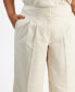 Фото #4 товара Plus Size High-Rise Wide-Leg Satin Pants, Created for Macy's