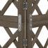 Фото #10 товара Декор и интерьер vidaXL Эспалиер для угла из массивной хвойной древесины 50 х 50 х 145 см (серый)