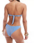 Фото #4 товара Lindex Brie bandeau bikini top in dusty blue