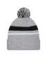 Men's Heather Gray Las Vegas Raiders Cuffed Knit Hat with Pom