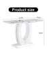 White Glossy Bar Table for Living Room, Bedroom, Office