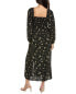 Lost + Wander Champagne Daisy Maxi Dress Women's Black Xs - фото #2