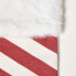 Фото #5 товара Декор и интерьер Homescapes Новогодний носок красно-белый полосатый