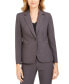 Single-Button Notched-Lapel Blazer