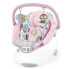 Фото #1 товара Шезлонг Bright Starts Cradling Bouncer Seat с вибрацией и мелодиями - Rosy Vines