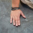 Beaded bracelet made of lava stone MINK120
