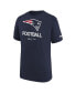 Big Boys Navy New England Patriots Sideline Legend Performance T-shirt