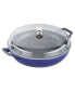 Фото #1 товара Cast Iron 3.5 Quart Braiser with Glass Lid