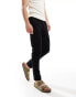 Фото #4 товара Brave Soul cotton twill trousers with elasticated waist in black