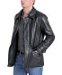 Men Hunter Leather Coat - Tall