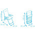 SOLENNY 6 Position Folding Armchair 114x76x62 cm