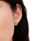 Cubic Zirconia Fleurette Stud Earrings