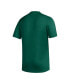 Фото #4 товара Men's Green Miami Hurricanes Sideline AEROREADY Pregame T-shirt