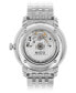 ფოტო #3 პროდუქტის Men's Swiss Automatic Baroncelli Stainless Steel Bracelet Watch 40mm